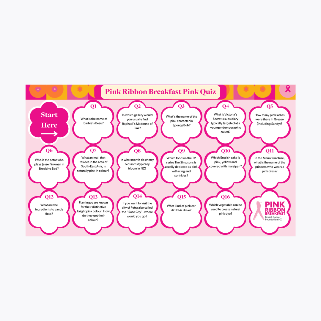 Pink Trivia Quiz
